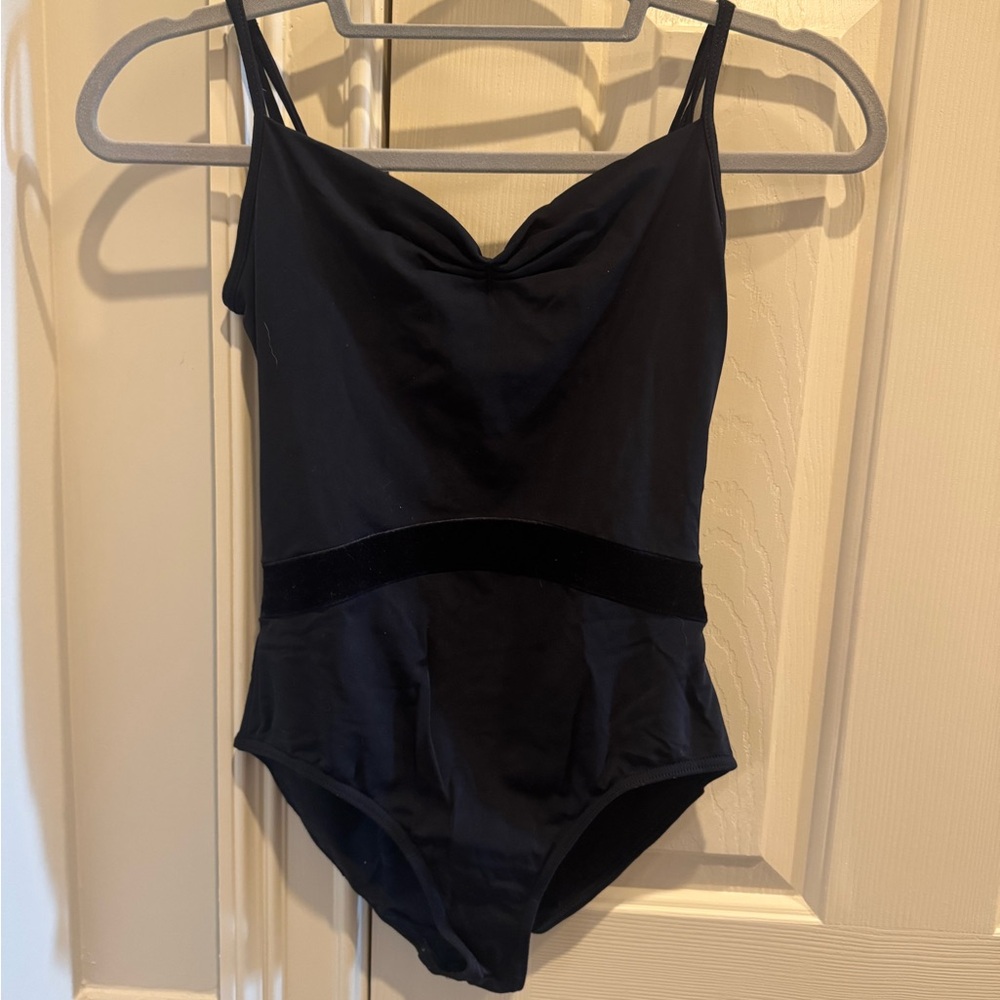 Nikolai Grishko Black lace back leotard